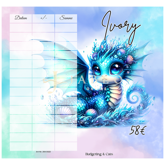 Budgeting & Cats - Ivory 58€ - 2er Klappkarte