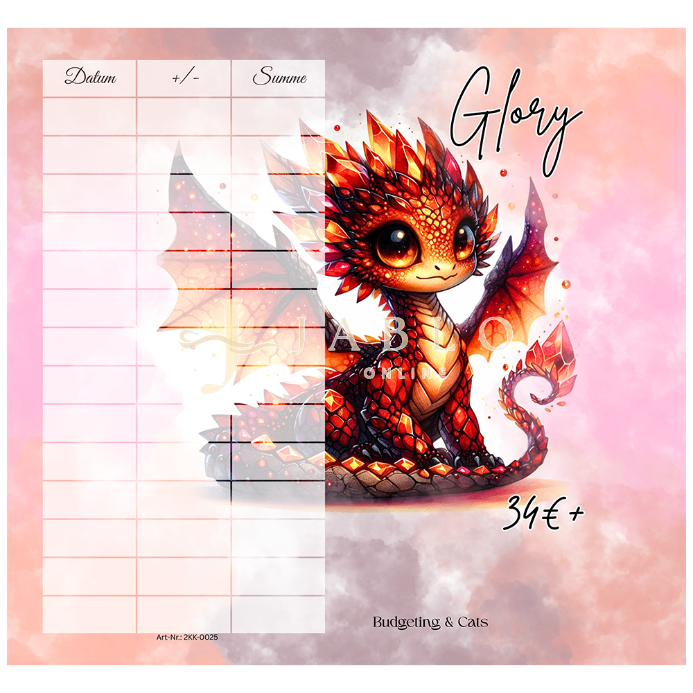 Budgeting & Cats - Glory 34€+ - 2er Klappkarte