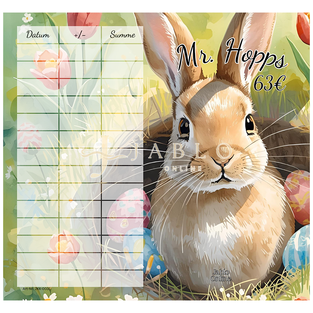 Mr. Hopps 63€ - 2er Klappkarte
