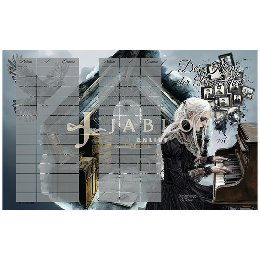 Budgeting & Cats - Der Klang der Dunkelheit 95€ - 3er Klappkarte