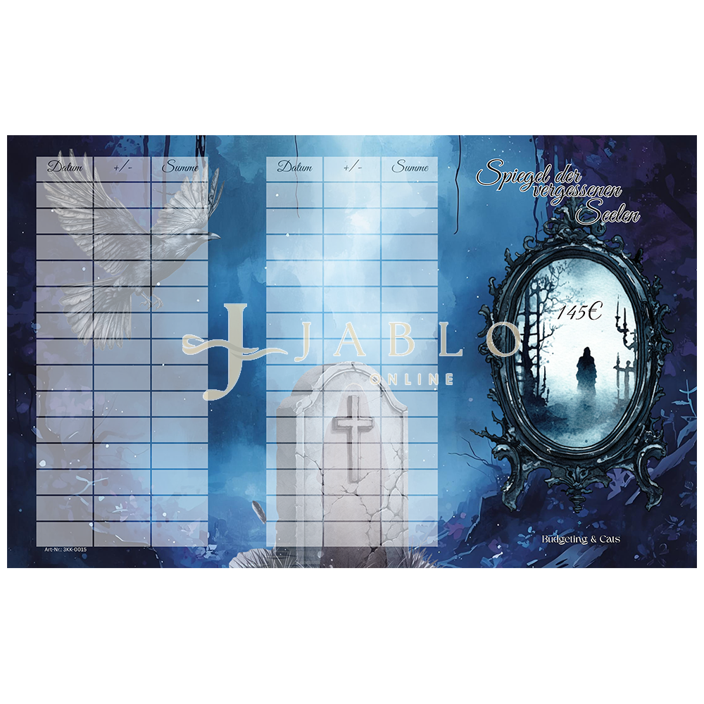 Budgeting & Cats - Spiegel der vergessenen Seelen 145€ - 3er Klappkarte