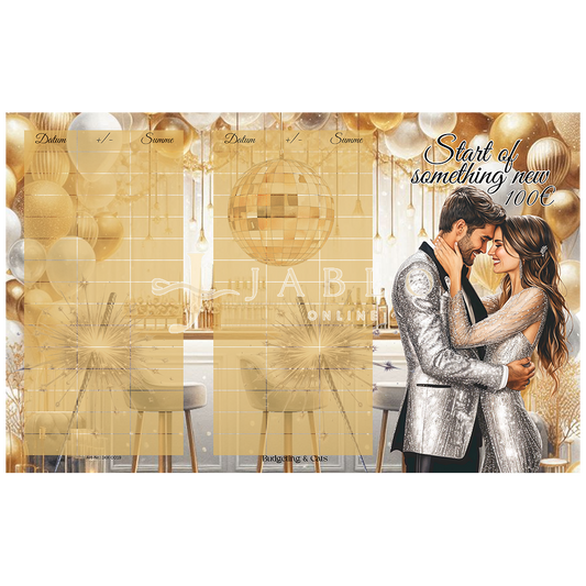 Budgeting & Cats - Start of something new 100€ - 3er Klappkarte