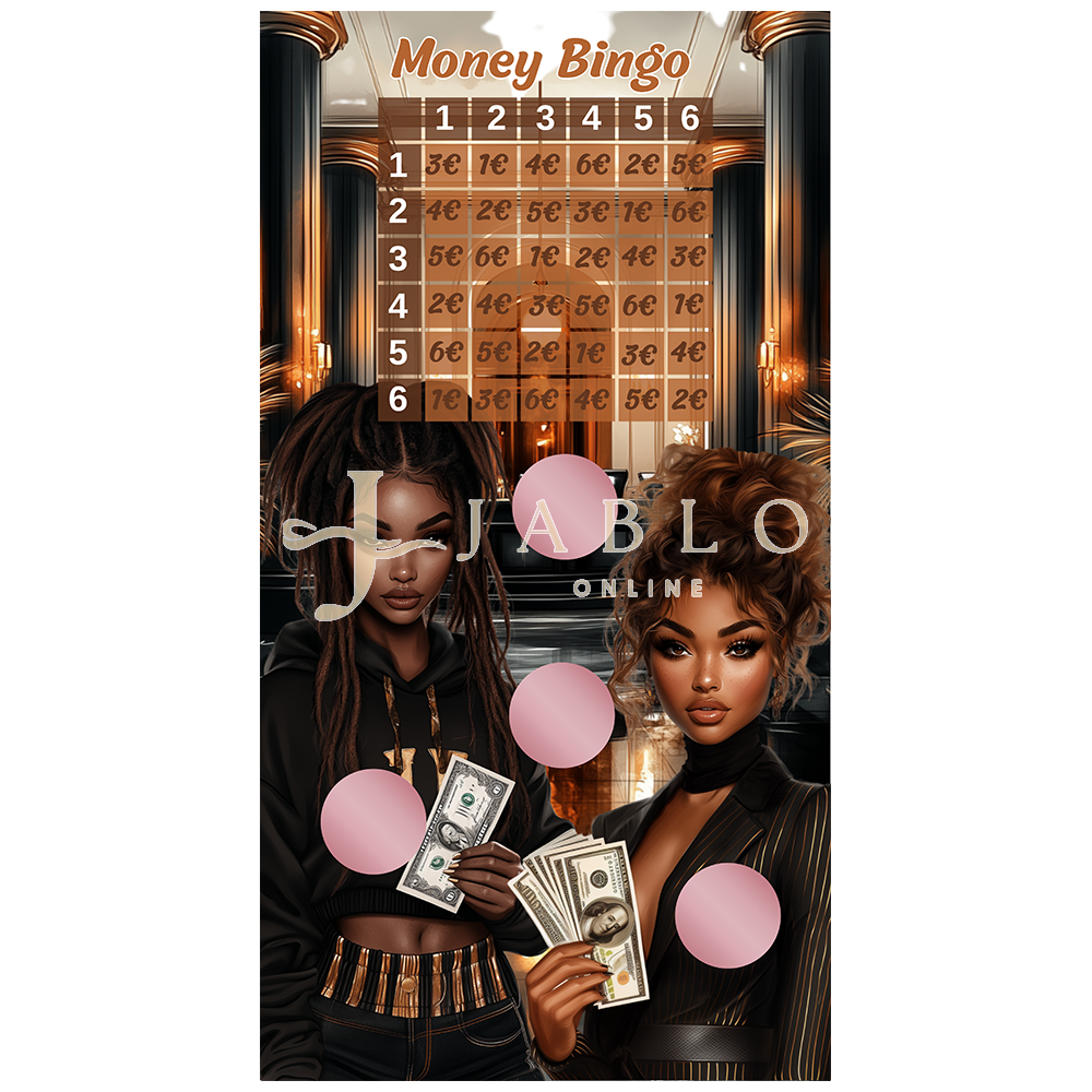 Budgeting & Cats - Money Bingo 150€ - einfache Challenge