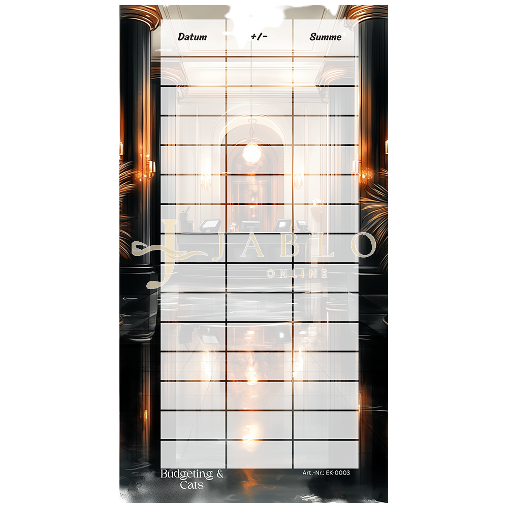 Budgeting & Cats - Money Bingo 150€ - einfache Challenge
