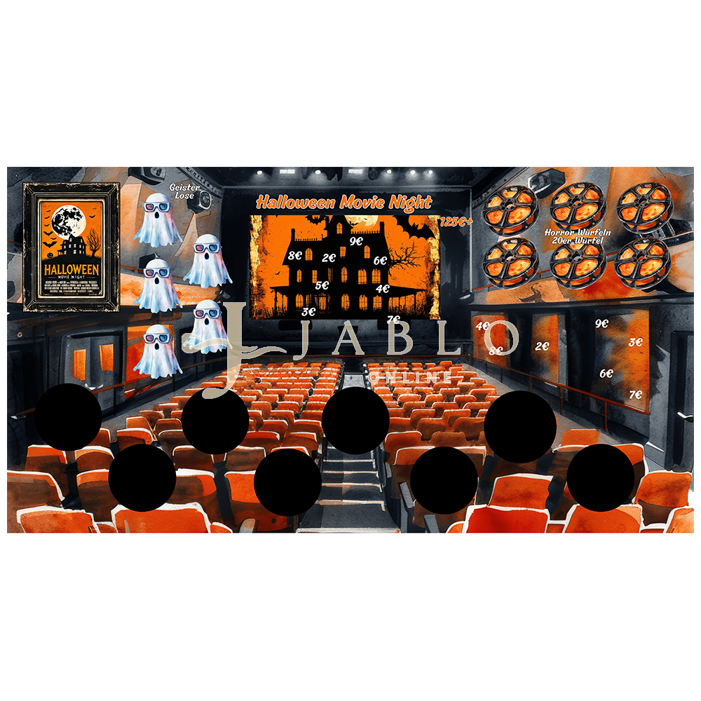 Budgeting & Cats - Halloween Movie Night 125€+ - einfache Challenge