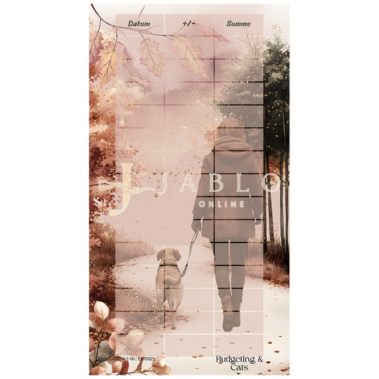 Budgeting & Cats - Herbst Spaziergang 35€ - einfache Challenge