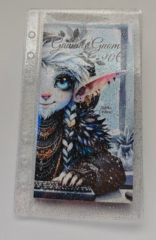 Clear Zipless GLITZER Hüllen für A6 & A7 Binder