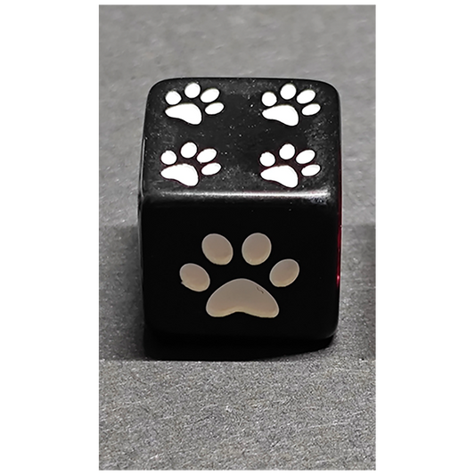 Würfel "Pfoten/Sterne"