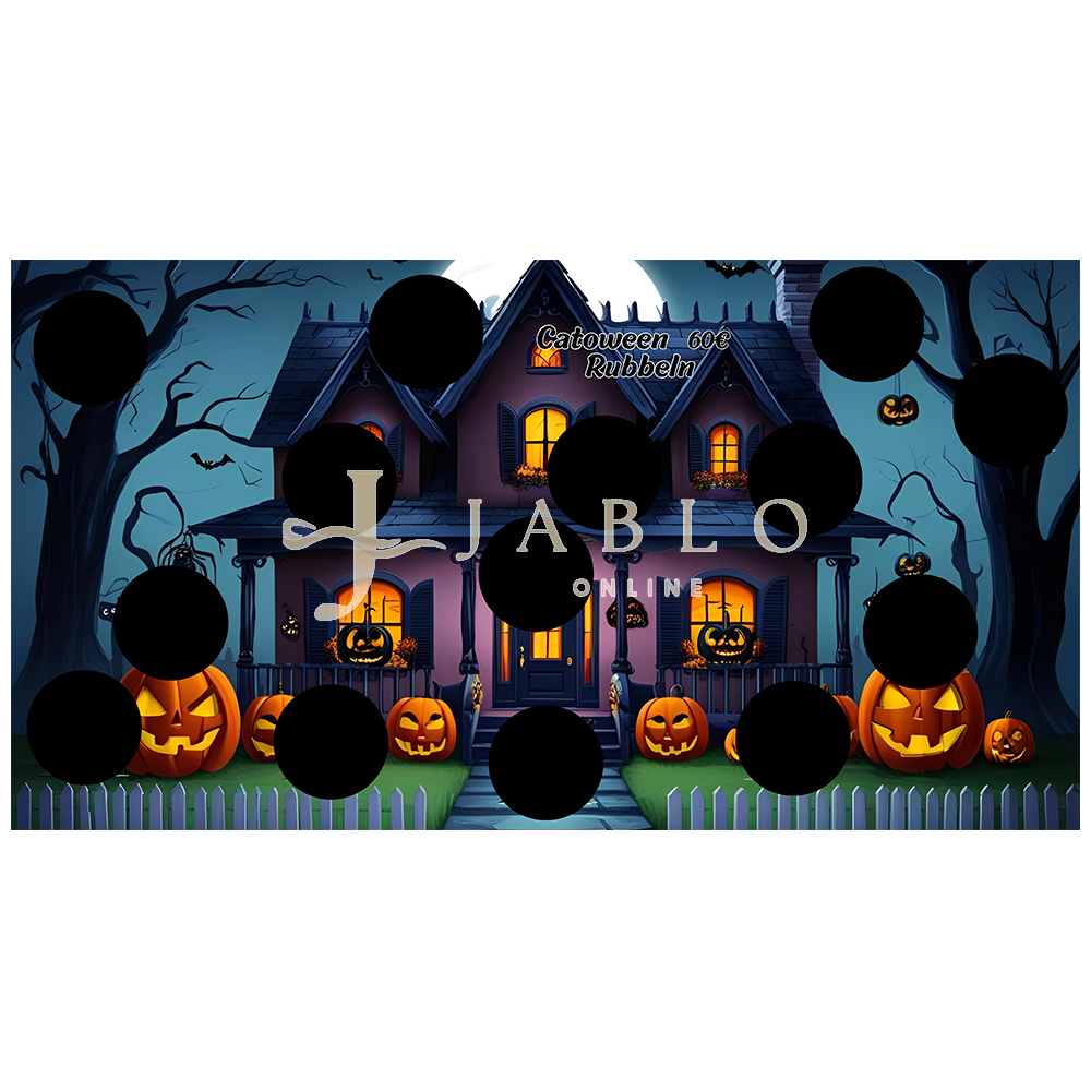 Budgeting & Cats - Catoween Rubbeln 60€ - einfache Challenge