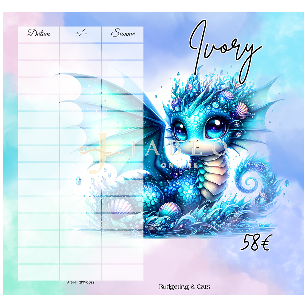 Budgeting & Cats - Ivory 58€ - 2er Klappkarte