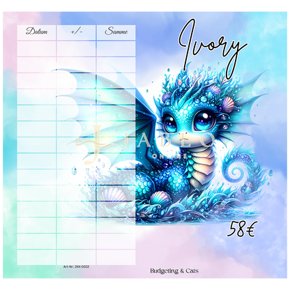 Budgeting & Cats - Ivory 58€ - 2er Klappkarte
