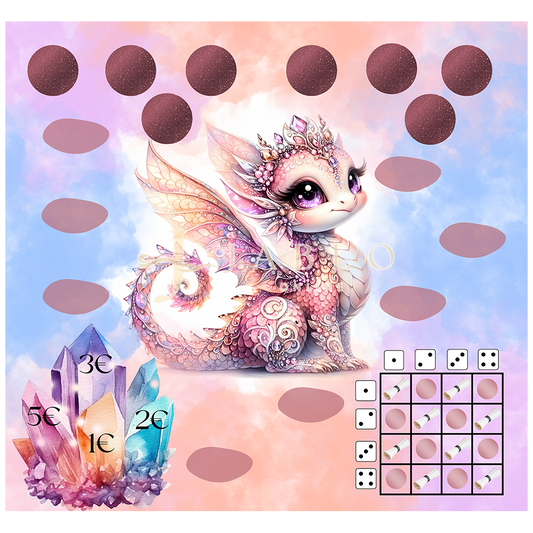 Budgeting & Cats - Crystal 35€+ - 2er Klappkarte