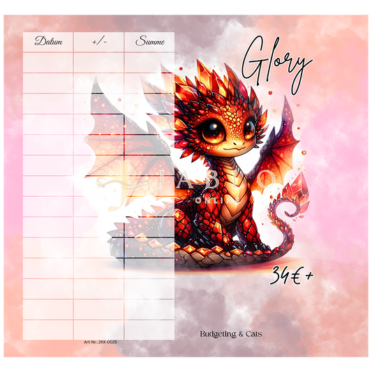 Budgeting & Cats - Glory 34€+ - 2er Klappkarte