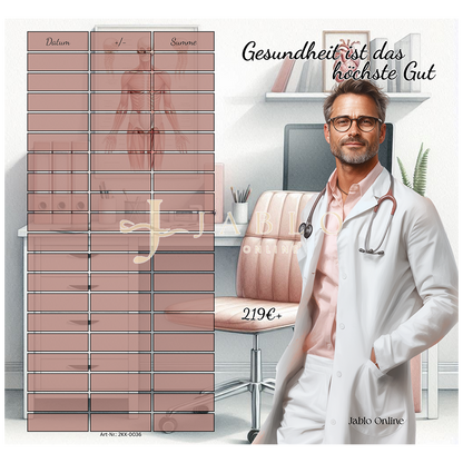 Gesundheit ist das höchste Gut 219€+ - 2er Klappkarte