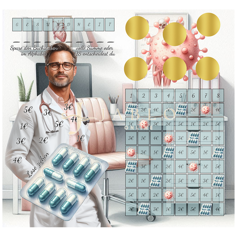 Gesundheit ist das höchste Gut 219€+ - 2er Klappkarte