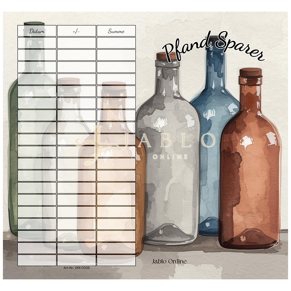 Pfand Sparer 35€+ - 2er Klappkarte