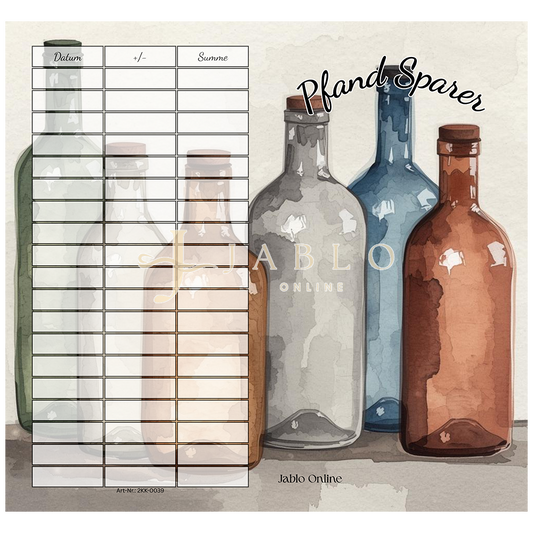 Pfand Sparer 35€+ - 2er Klappkarte