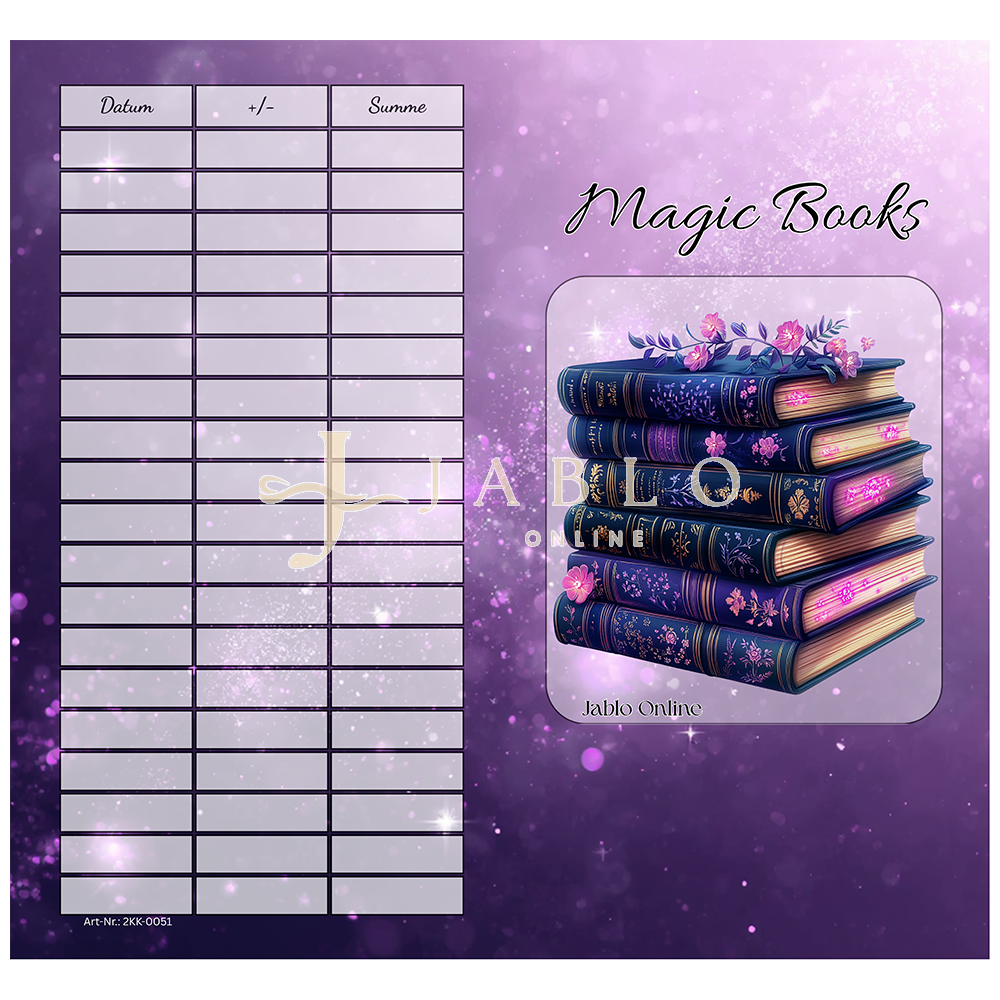 Magic Books - 2er Klappkarte