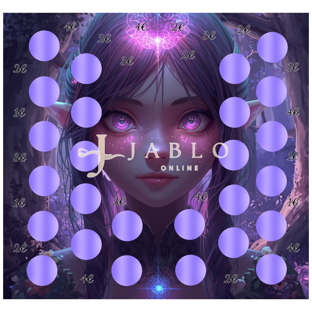 Violetta, Hüterin des Lichts - 2er Klappkarte