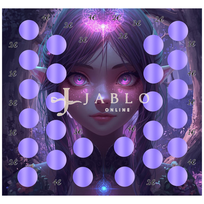 Violetta, Hüterin des Lichts - 2er Klappkarte