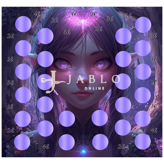 Violetta, Hüterin des Lichts - 2er Klappkarte