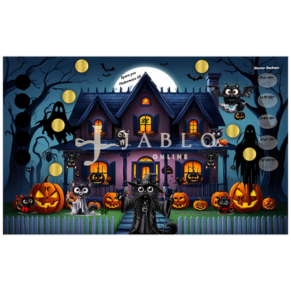 Budgeting & Cats - Happy Catoween 175€ - 3er Klappkarte