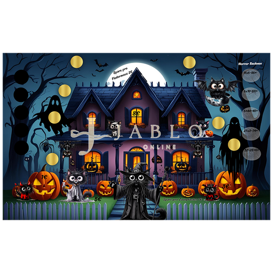 Budgeting & Cats - Happy Catoween 175€ - 3er Klappkarte