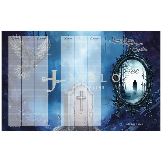 Budgeting & Cats - Spiegel der vergessenen Seelen 145€ - 3er Klappkarte