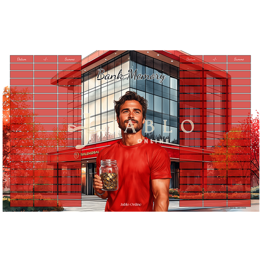 Bank Memory - 3er Klappkarte