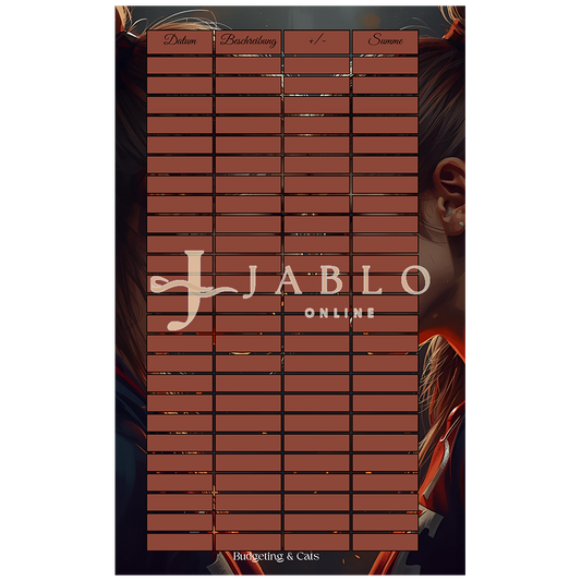 Budgeting & Cats - Trennblätter/Deckblätter - personalisiert mit BATTLE, matt foliert