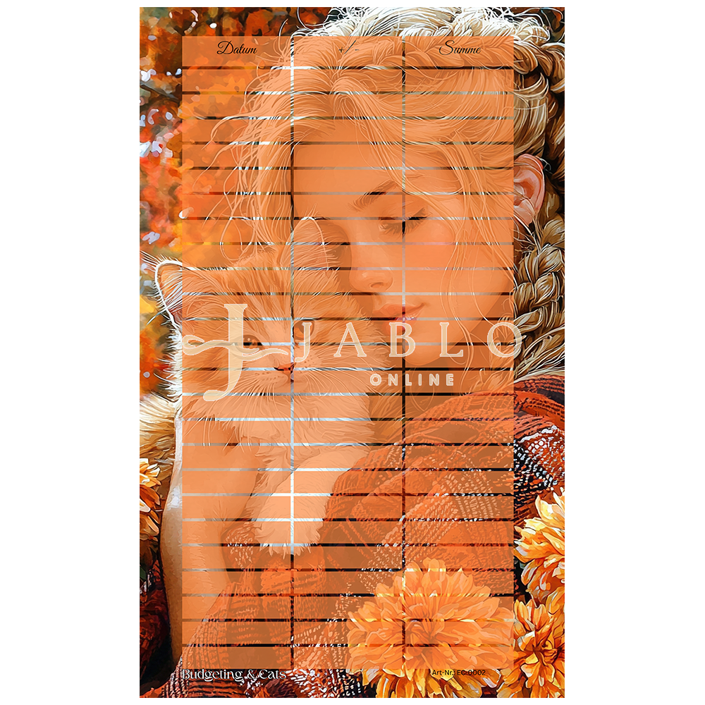 Budgeting & Cats - Autumn Catmom 85€ - Einheftchallenge