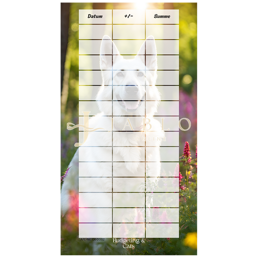 Budgeting & Cats - Schäferhund Liebe 75€ - einfache Challenge