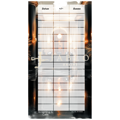 Budgeting & Cats - Money Bingo 150€ - einfache Challenge
