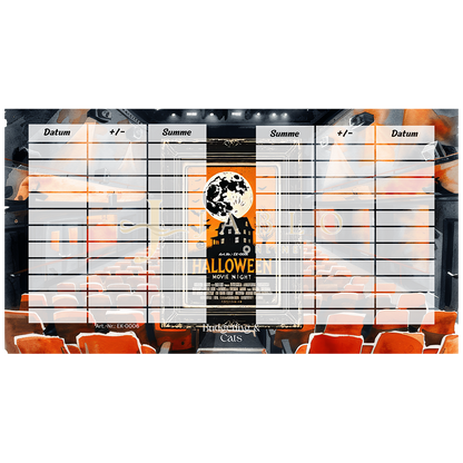 Budgeting & Cats - Halloween Movie Night 125€+ - einfache Challenge