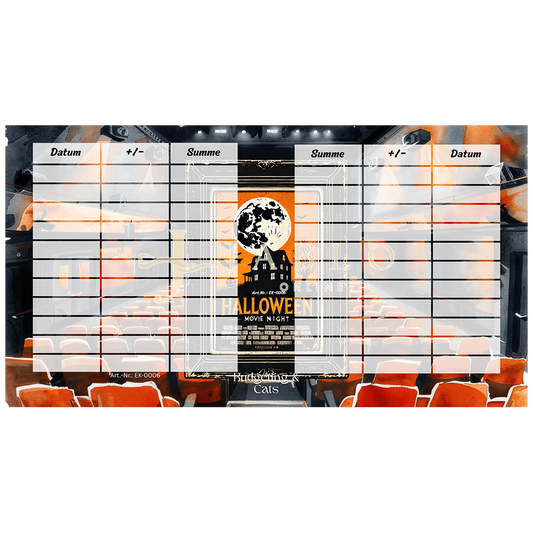 Budgeting & Cats - Halloween Movie Night 125€+ - einfache Challenge
