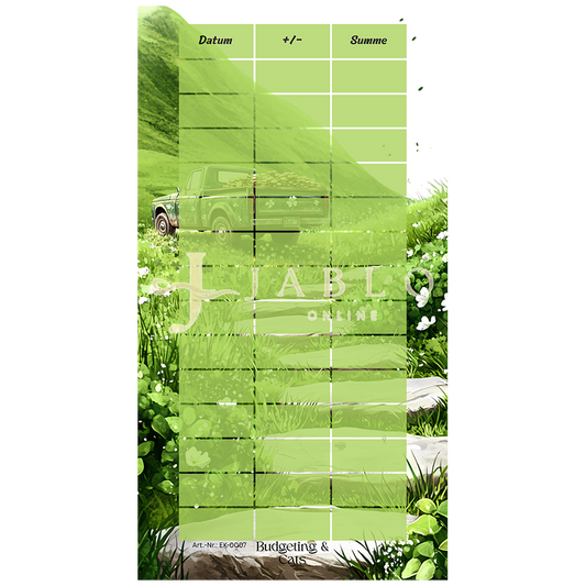 Budgeting & Cats - Irish Nature 60€+ - einfache Challenge