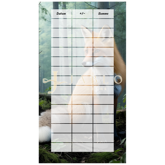 Budgeting & Cats - Foxy 110€ - einfache Challenge