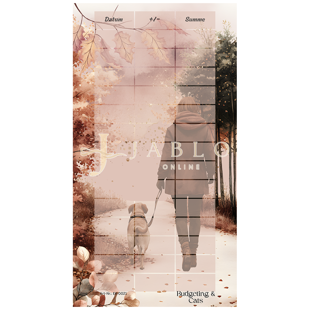 Budgeting & Cats - Herbst Spaziergang 35€ - einfache Challenge