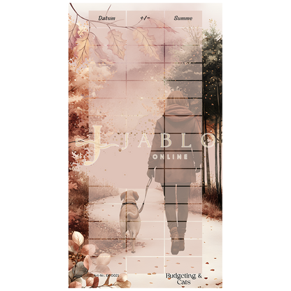 Budgeting & Cats - Herbst Spaziergang 35€ - einfache Challenge