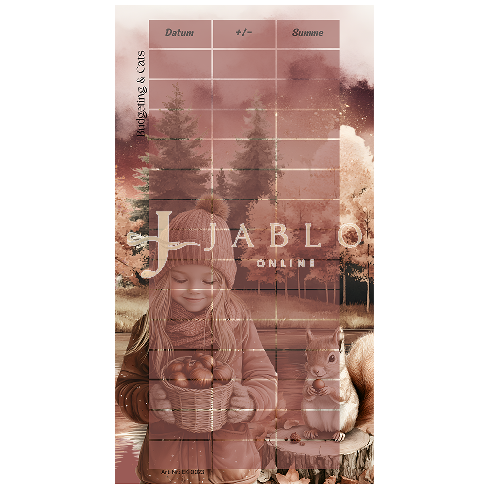 Budgeting & Cats - Herbst Wortsuche 40€ - einfache Challenge