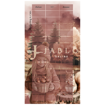 Budgeting & Cats - Herbst Wortsuche 40€ - einfache Challenge