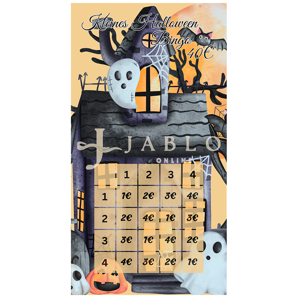 Budgeting & Cats - Kleines Halloween Bingo 40€ - einfache Challenge