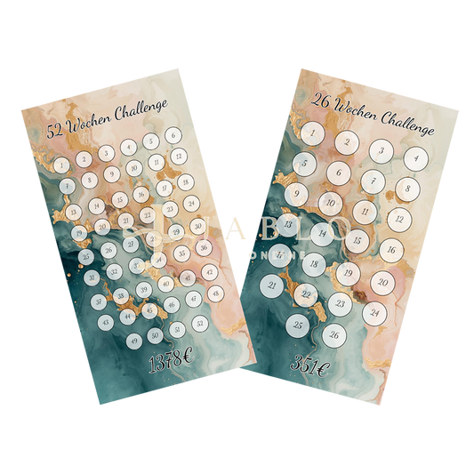 26 Wochen & 52 Wochen Challenge - einfache Challenge