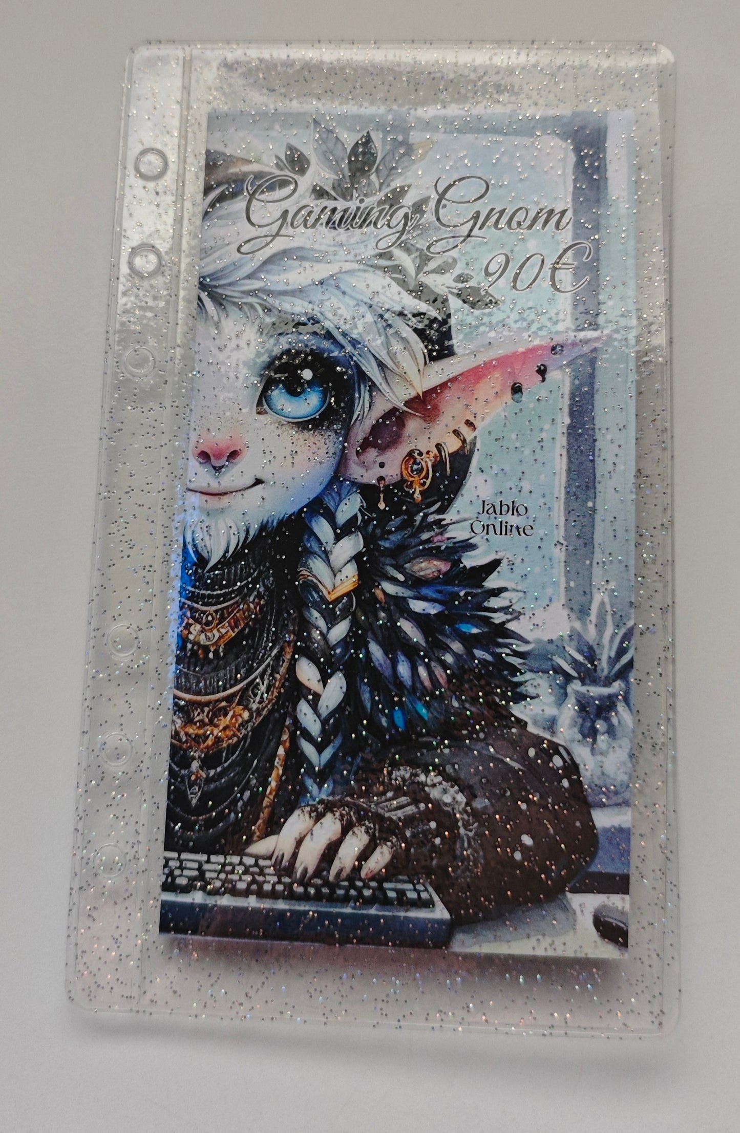 Clear Zipless GLITZER Hüllen für A6 & A7  Binder