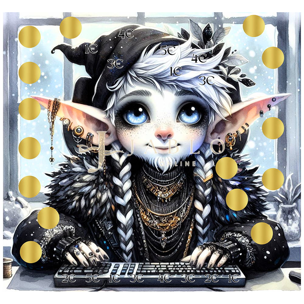 Budgeting & Cats - Gaming Gnom 90€ - 2er Klappkarte