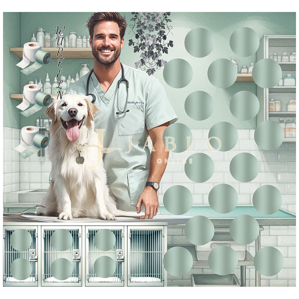 Hunde & Katzen Notgroschen 68€+ - 2er Klappkarte