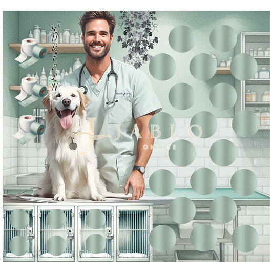 Hunde & Katzen Notgroschen 68€+ - 2er Klappkarte