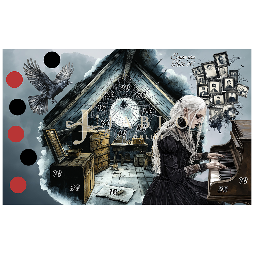 Budgeting & Cats - Der Klang der Dunkelheit 95€ - 3er Klappkarte