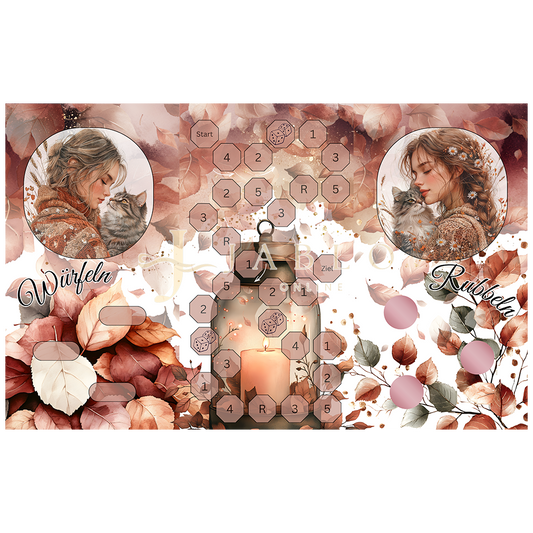 Budgeting & Cats - My lovely Cat 71€+ - 3er Klappkarten