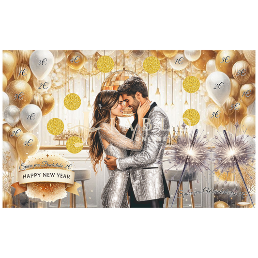 Budgeting & Cats - Start of something new 100€ - 3er Klappkarte